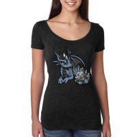 Feisty Dice Dragon Women's Triblend Scoop T-shirt | Artistshot