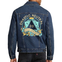 New Chaotic Neutral Merch Men Denim Jacket | Artistshot