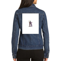 Vampire And Orc Crimefighting Duo Ladies Denim Jacket | Artistshot