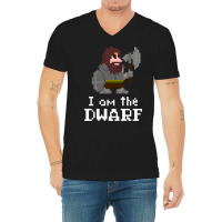 I Am The (gentlem'n) Dwarf V-neck Tee | Artistshot