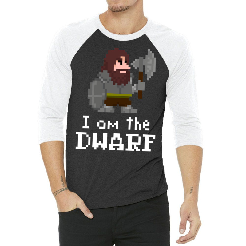 I Am The (gentlem'n) Dwarf 3/4 Sleeve Shirt by riolomehanl | Artistshot