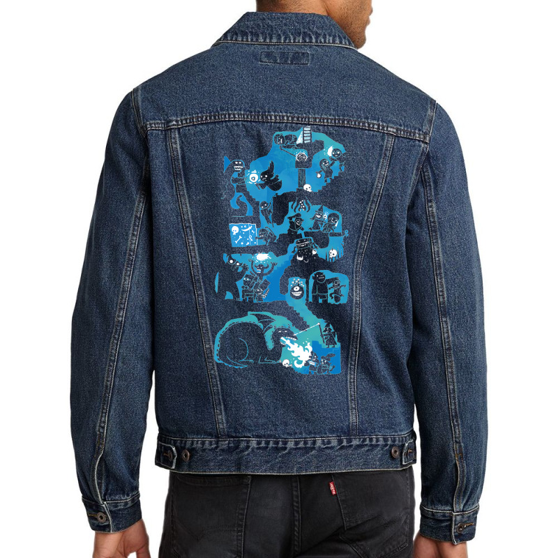 Dungeon Crawlers 1 Men Denim Jacket | Artistshot