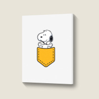 Peanuts  Snoop Portrait Canvas Print | Artistshot