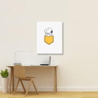 Peanuts  Snoop Portrait Canvas Print | Artistshot