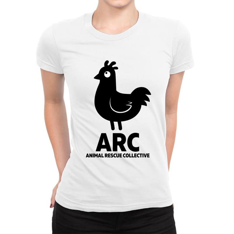 Arc Ladies Fitted T-Shirt by cotas | Artistshot