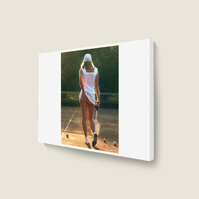 Tennis Girl Martin Elliott Landscape Canvas Print | Artistshot