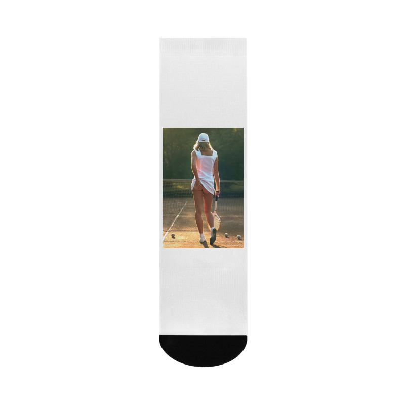 Tennis Girl Martin Elliott Crew Socks | Artistshot