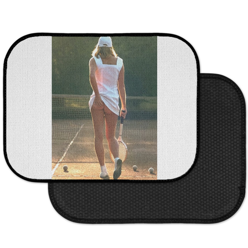 Tennis Girl Martin Elliott Rear Car Mat | Artistshot