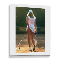 Tennis Girl Martin Elliott Metal Print Vertical | Artistshot