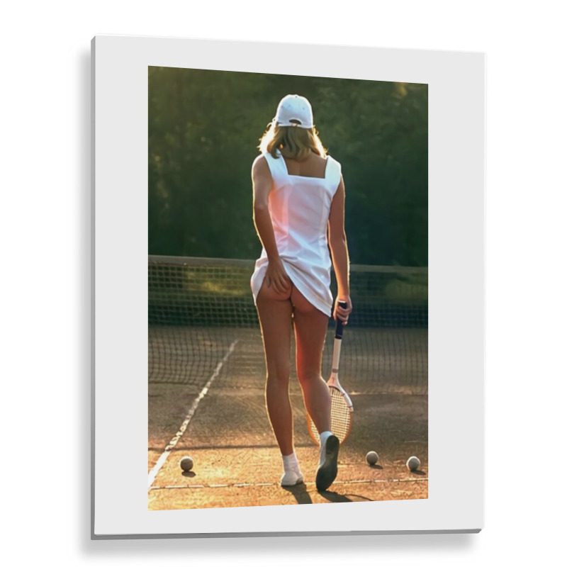 Tennis Girl Martin Elliott Metal Print Vertical | Artistshot