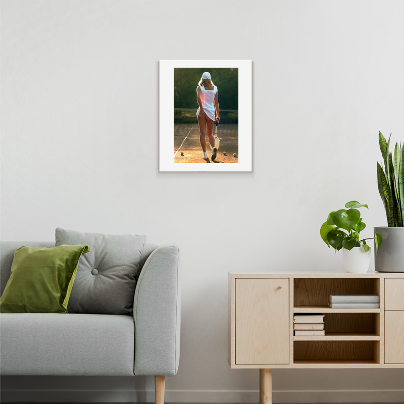 Tennis Girl Martin Elliott Metal Print Vertical | Artistshot