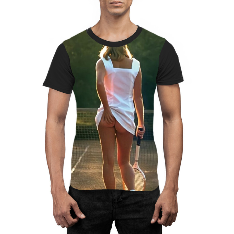 Tennis Girl Martin Elliott Graphic T-shirt | Artistshot