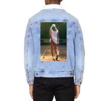 Tennis Girl Martin Elliott Unisex Sherpa-lined Denim Jacket | Artistshot