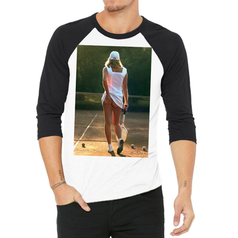 Tennis Girl Martin Elliott 3/4 Sleeve Shirt | Artistshot