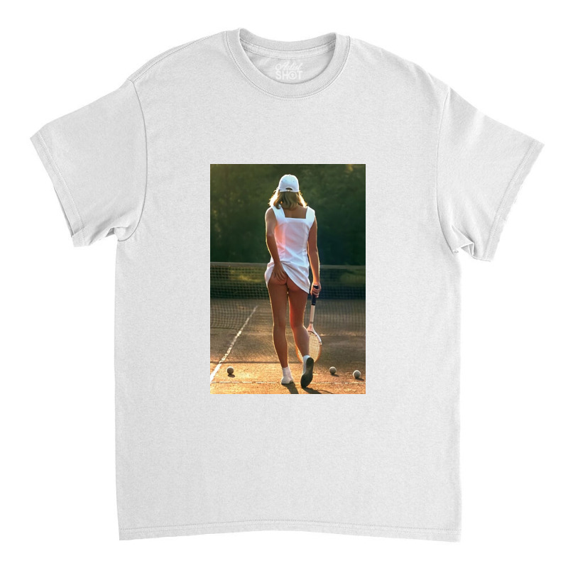 Tennis Girl Martin Elliott Classic T-shirt | Artistshot