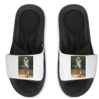 Tennis Girl Martin Elliott Slide Sandal | Artistshot