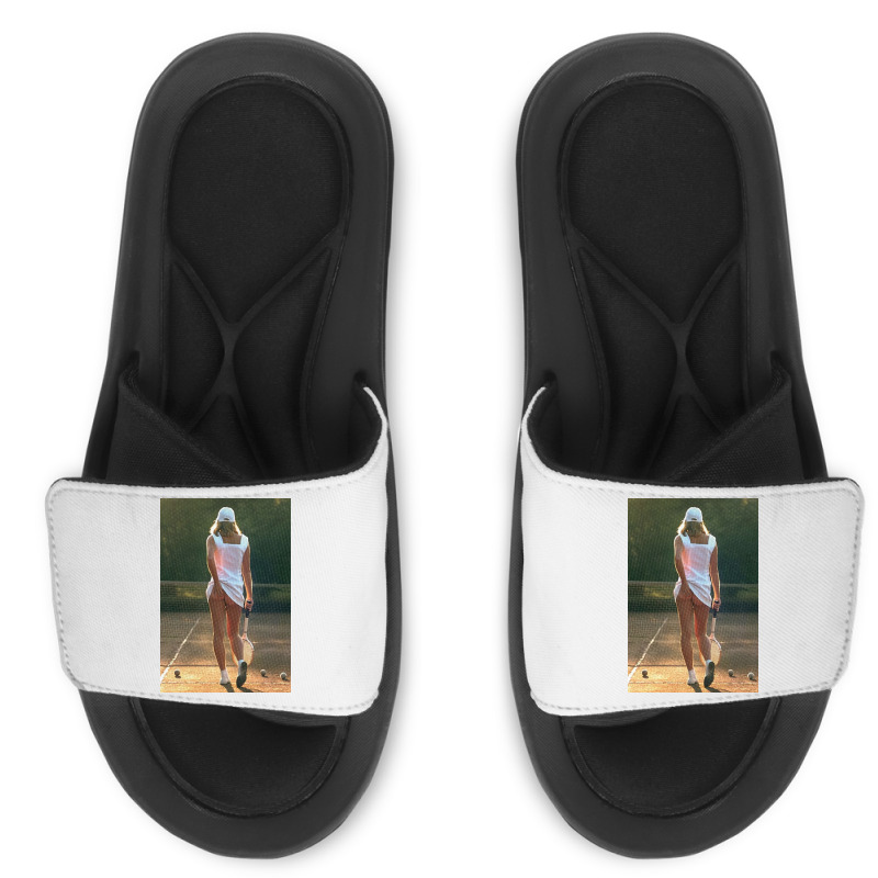 Tennis Girl Martin Elliott Slide Sandal | Artistshot