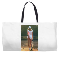 Tennis Girl Martin Elliott Weekender Totes | Artistshot