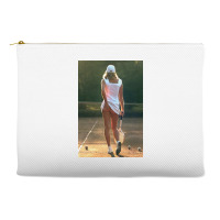 Tennis Girl Martin Elliott Accessory Pouches | Artistshot