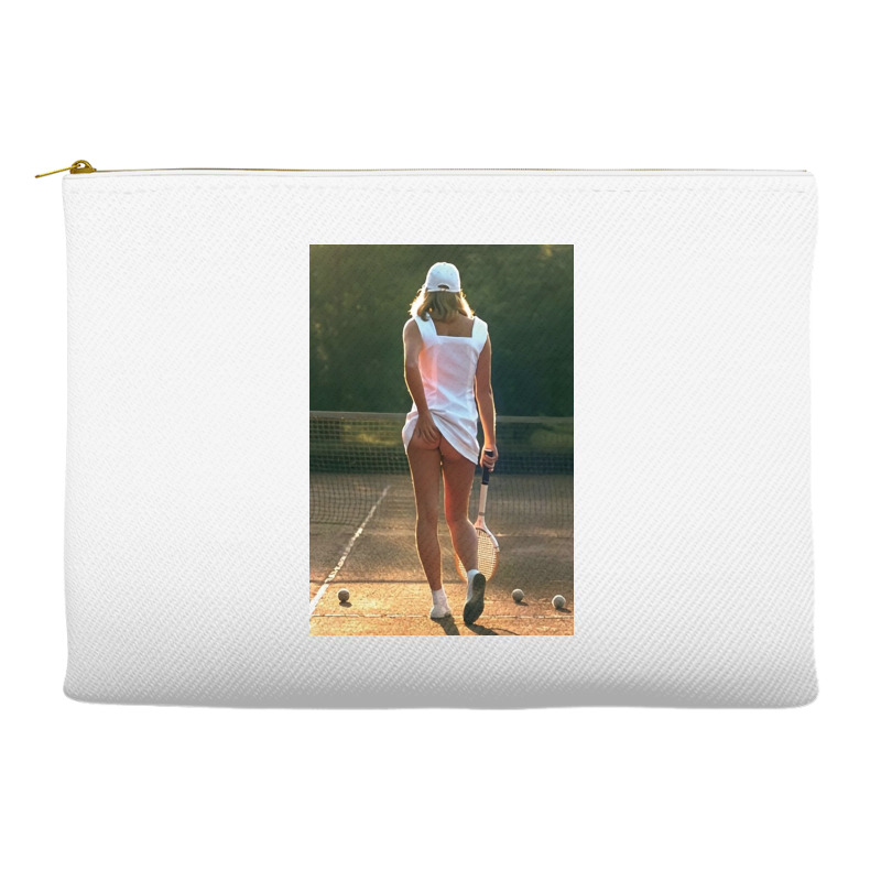 Tennis Girl Martin Elliott Accessory Pouches | Artistshot