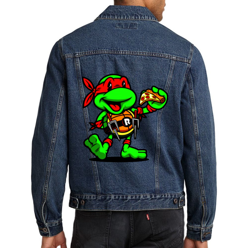 Breaking Teenage Cartoon Shredder Men Denim Jacket | Artistshot