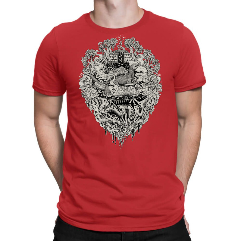 Sunken Temple Of The Spinosaurus  Monochrome  Dino T-shirt | Artistshot