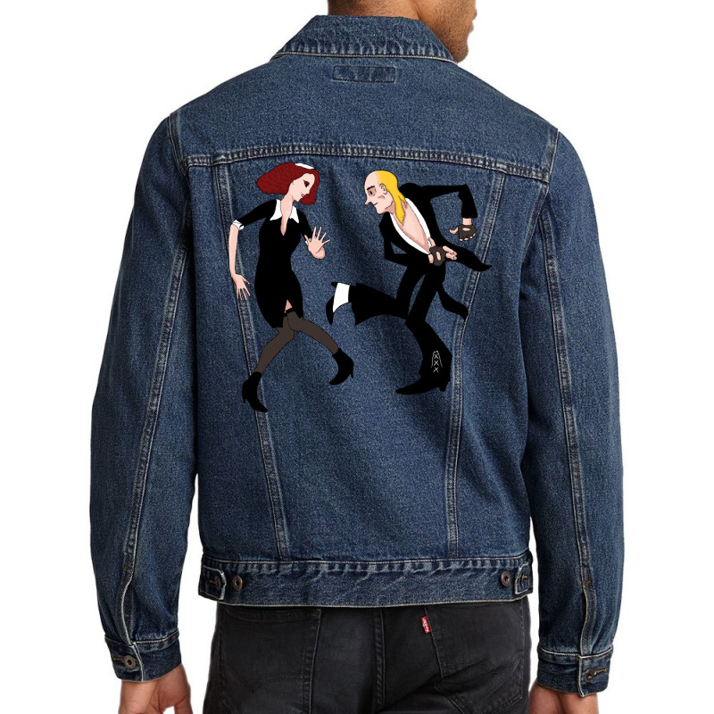 The Transylvania Twist Men Denim Jacket by santeegilton3 | Artistshot