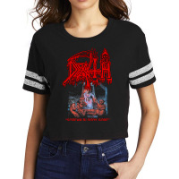 New Death Scream Bloody Gore T Shirt Scorecard Crop Tee | Artistshot