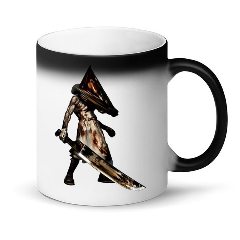 Pyramid Head (red Pyramid Thing) Magic Mug | Artistshot