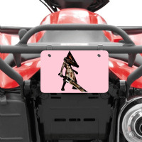 Pyramid Head (red Pyramid Thing) Atv License Plate | Artistshot