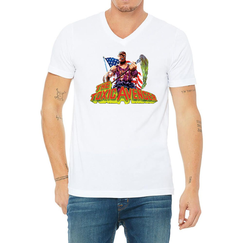 Toxic Avenger V-Neck Tee by lydiahzibertl | Artistshot