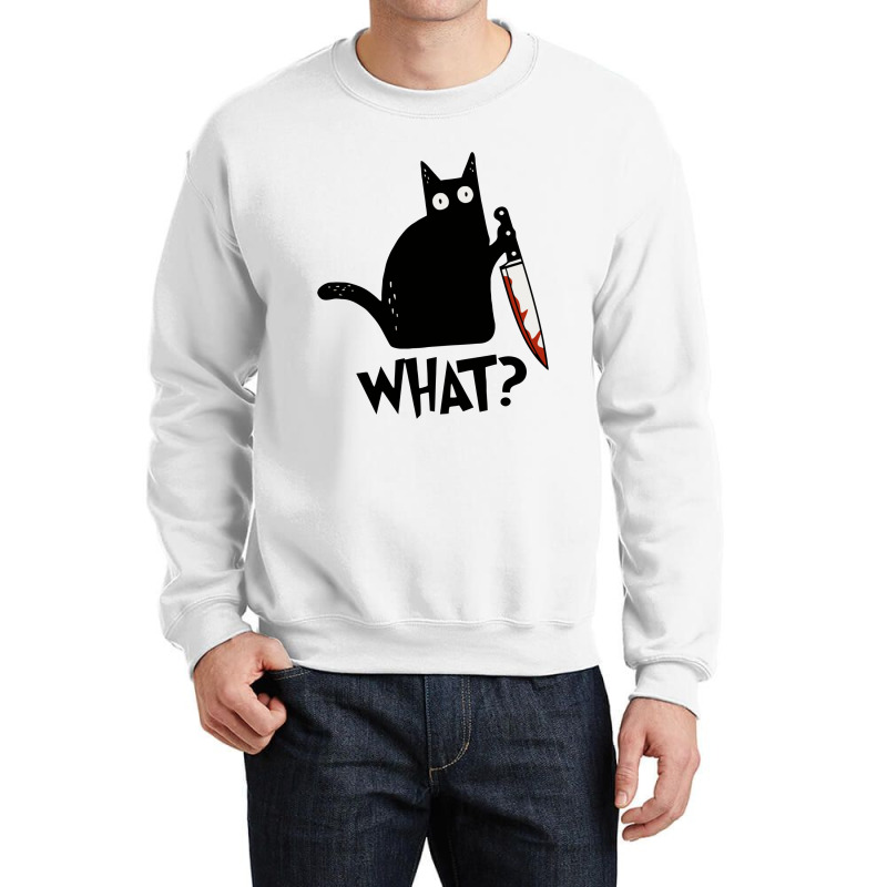 Scary Black Paw Crewneck Sweatshirt | Artistshot