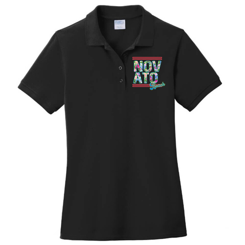 Neon Novato Beach Ladies Polo Shirt by Bintang⭐⭐⭐ | Artistshot