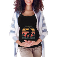 Martial Arts Fighter Futuristic Retro Karate Taekw Maternity Scoop Neck T-shirt | Artistshot