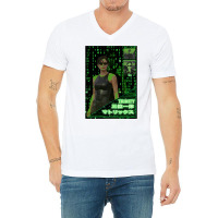 Trinity   The Matrix   Japanese V-neck Tee | Artistshot