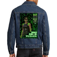 Trinity   The Matrix   Japanese Men Denim Jacket | Artistshot