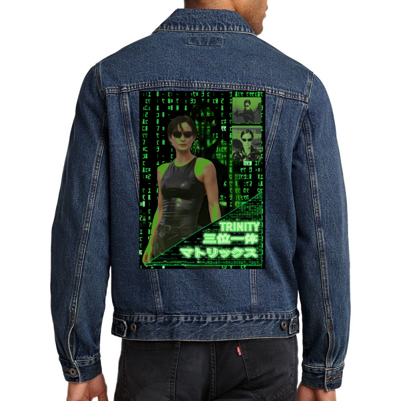 Trinity   The Matrix   Japanese Men Denim Jacket by hridoyhalbex | Artistshot