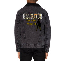 Gladiator Unisex Sherpa-lined Denim Jacket | Artistshot