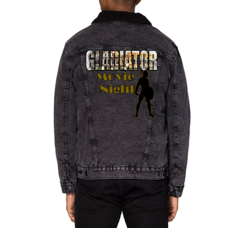 Gladiator Unisex Sherpa-lined Denim Jacket | Artistshot