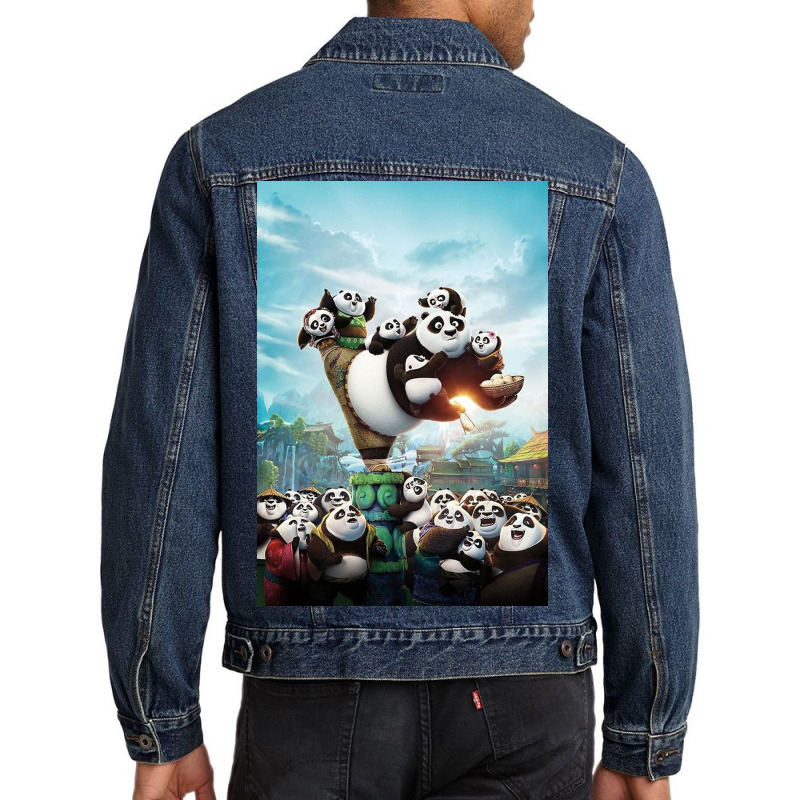 Kung Fu Panda Men Denim Jacket | Artistshot