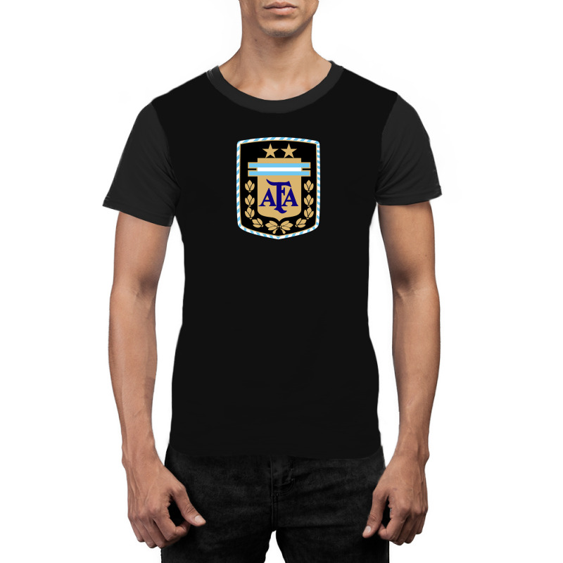 Simple Argentina Team Design Graphic T-shirt | Artistshot