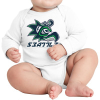 The Seattle Thunderbirds Hockey Long Sleeve Baby Bodysuit | Artistshot