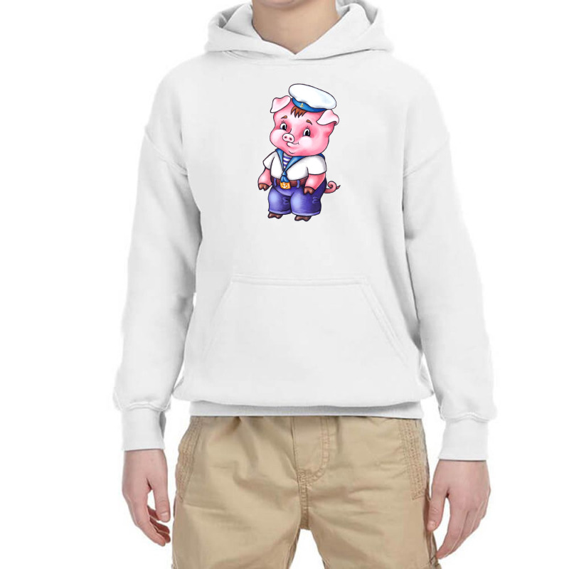 Cool Baby Pig Youth Hoodie by ayassam | Artistshot