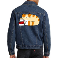 Milk Tabby Men Denim Jacket | Artistshot