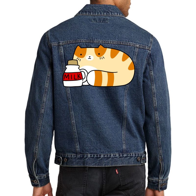 Milk Tabby Men Denim Jacket by ilal12 | Artistshot