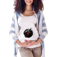 Mandala Black Dragon Maternity Scoop Neck T-shirt | Artistshot