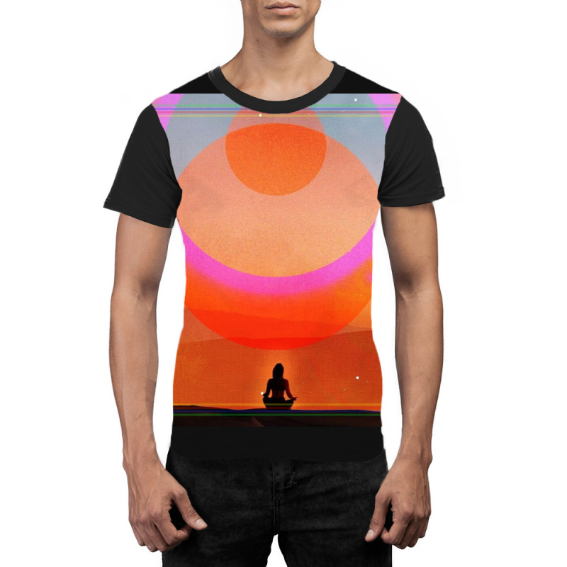 Meditation In The Desert Graphic T-shirt by nonot | Artistshot