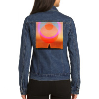 Meditation In The Desert Ladies Denim Jacket | Artistshot