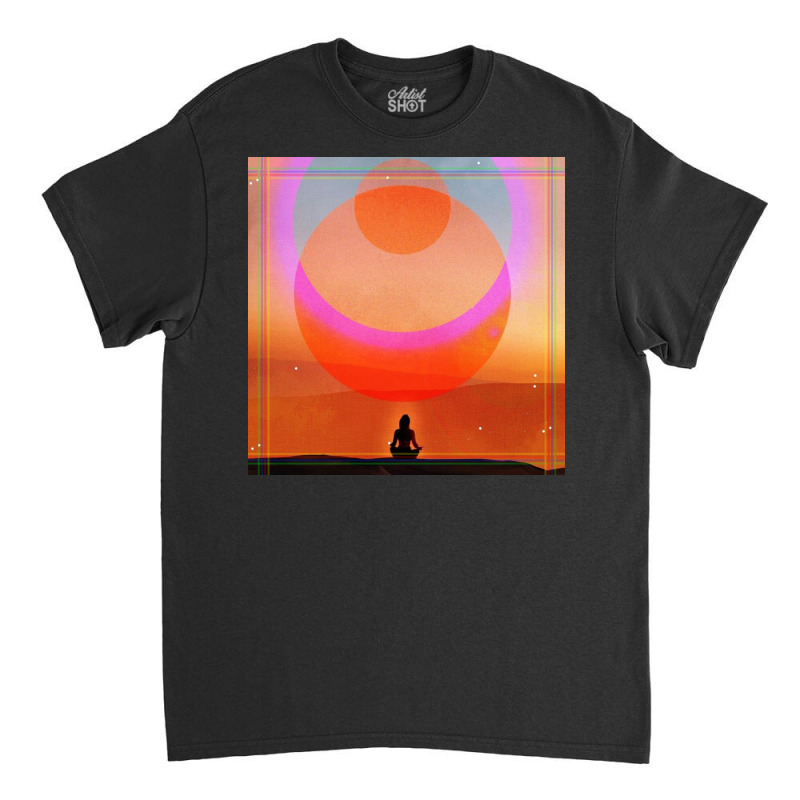 Meditation In The Desert Classic T-shirt by nonot | Artistshot