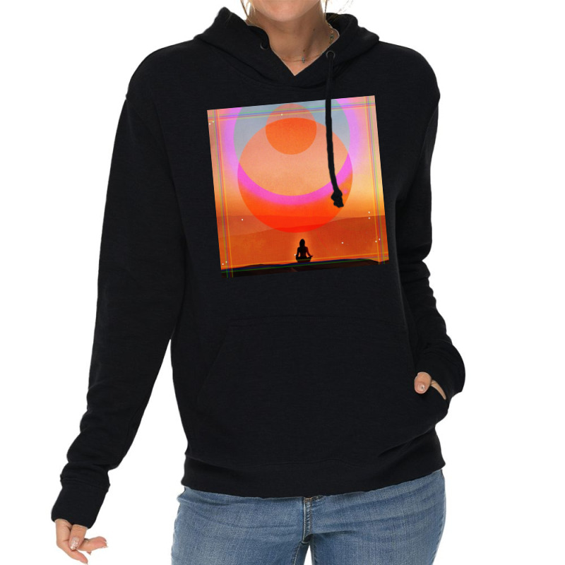 Meditation In The Desert Lightweight Hoodie by nonot | Artistshot